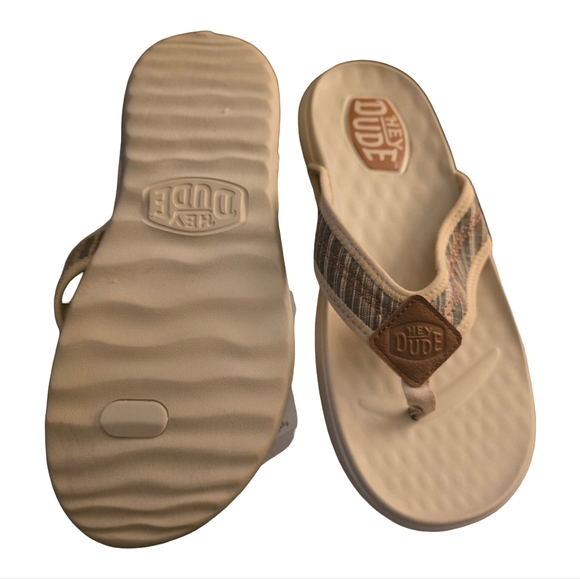 Hey Dude Men\'s Myers Mossy Oak Camo Flip Flops Size 9 main image 7